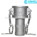 Stainless steel and aluminum female camlock coupling type C